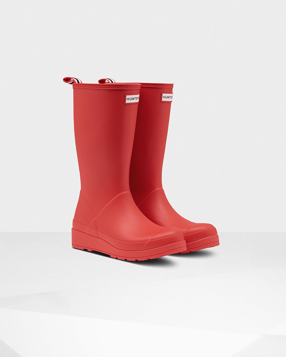 Hunter Mujer Original Tall Rain - Play Botas Rojas - 240-CFYNUT